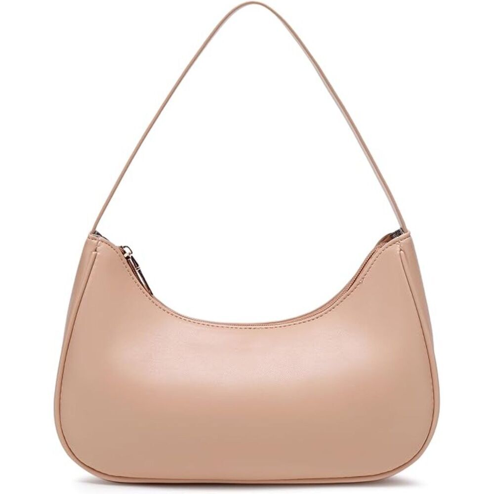 Women's Khaki Imported Fashion Mini Clutch Underarm Purse Hobo Mini Tote Bag